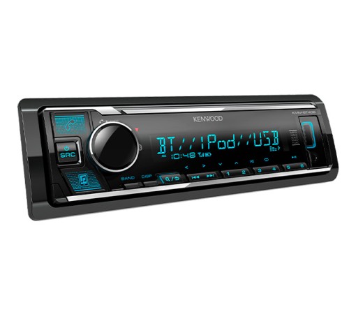Автомагнитола Kenwood KMM-BT408 1DIN 4x50Вт v4.2 DSP 3 Автомагнитола Kenwood KMM-BT408 1DIN 4x50Вт v4.2 DSP 3