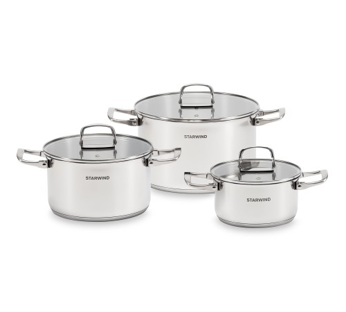 Набор кастрюль Starwind Chef Compact 6 предметов (SW-CH3006) Набор кастрюль Starwind Chef Compact 6 предметов (SW-CH3006)
