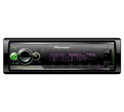Автомагнитола Pioneer MVH-S520BT 1DIN 4x50Вт AUX DSP 3 RDS Автомагнитола Pioneer MVH-S520BT 1DIN 4x50Вт AUX DSP 3 RDS