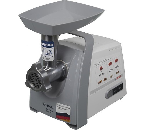 Мясорубка Bosch ProPower MFW45020 1600Вт белый/серый