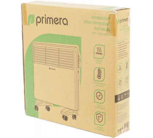 Конвектор Primera PHP-1000-MWB 1000Вт белый Конвектор Primera PHP-1000-MWB 1000Вт белый