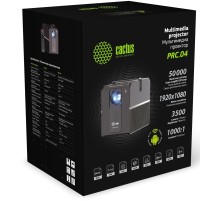 Проектор Cactus CS-PRC.04B.Full HD-A LCD 240Lm ANSI (1920x1080) 1000:1 ресурс лампы:50000часов 1xUSB typeA 1xHDMI 1.35кг