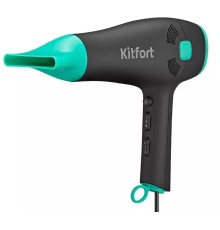 Фен Kitfort КТ-3222 2000Вт черный/бирюзовый
