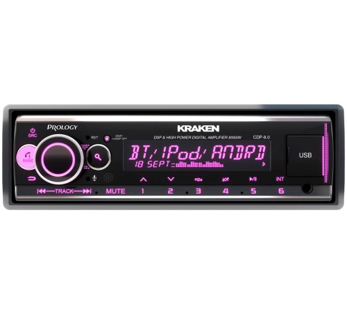 Автомагнитола Prology CDP-8.0 KRAKEN 1DIN 8x65Вт v4.2 1 RDS (PRCDP8.0KRAKEN) Автомагнитола Prology CDP-8.0 KRAKEN 1DIN 8x65Вт v4.2 1 RDS (PRCDP8.0KRAKEN)