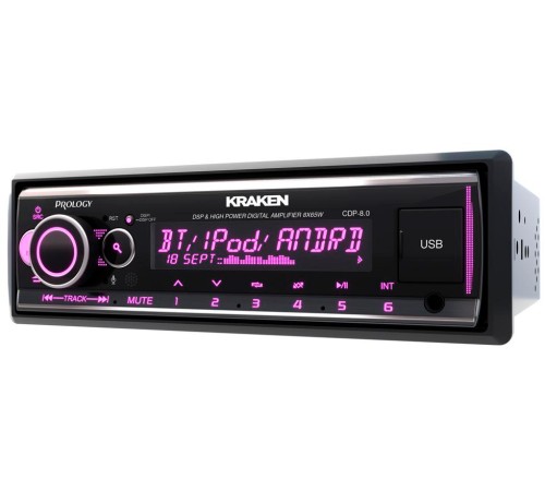 Автомагнитола Prology CDP-8.0 KRAKEN 1DIN 8x65Вт v4.2 1 RDS (PRCDP8.0KRAKEN) Автомагнитола Prology CDP-8.0 KRAKEN 1DIN 8x65Вт v4.2 1 RDS (PRCDP8.0KRAKEN)