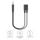 Адаптер аудио A4Tech AD-3P 2xJack 3.5 (f)/Jack 3.5 (m) 0.2м. черный