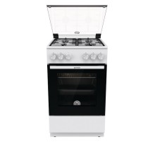 Плита Газовая Gorenje GG5A10WH белый (стеклянная крышка) реш.сталь