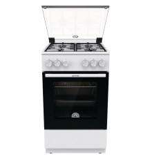 Плита Газовая Gorenje GG5A10WH белый (стеклянная крышка) реш.сталь