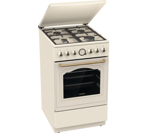 Плита Газовая Gorenje GGI5BCLI бежевый (металлическая крышка) реш.чугун