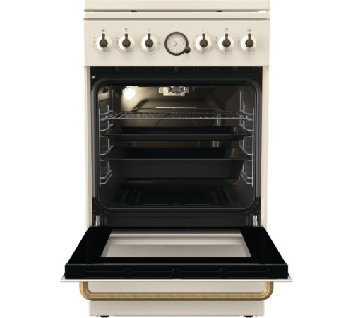 Плита Газовая Gorenje GGI5BCLI бежевый (металлическая крышка) реш.чугун