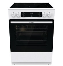 Плита Электрическая Gorenje GECS6C70WC белый/черный стеклокерамика (без крышки)