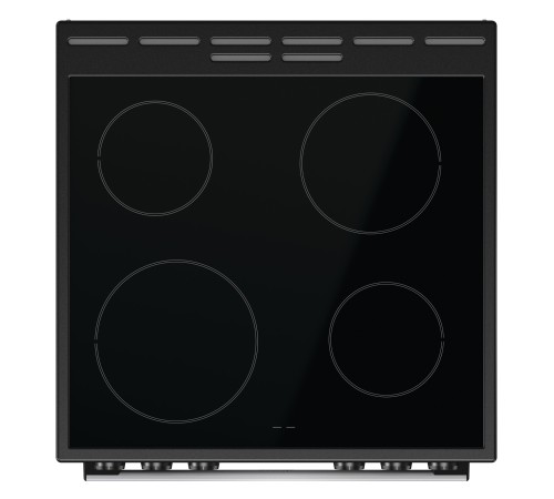 Плита Электрическая Gorenje GEC6A11SG серый стеклокерамика (без крышки)