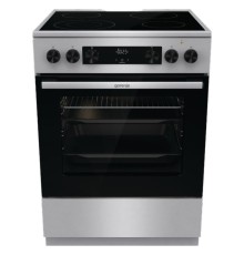 Плита Электрическая Gorenje GECS6C70XC нержавеющая сталь стеклокерамика (без крышки)