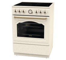 Плита Электрическая Gorenje GECS6B70CLI бежевый стеклокерамика (без крышки)