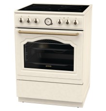 Плита Электрическая Gorenje GECS6B70CLI бежевый стеклокерамика (без крышки)