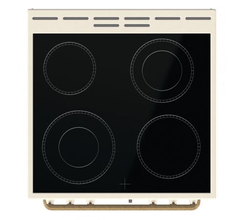 Плита Электрическая Gorenje GECS6B70CLI бежевый стеклокерамика (без крышки)