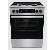 Плита Комбинированная Gorenje GKS6C70XJ нержавеющая сталь (без крышки) реш.сталь