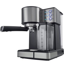 Кофеварка рожковая Polaris Adore Cappuccino PCM 1536E 1350Вт черный/серебристый