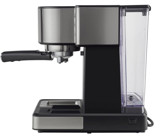 Кофеварка рожковая Polaris Adore Cappuccino PCM 1536E 1350Вт черный/серебристый