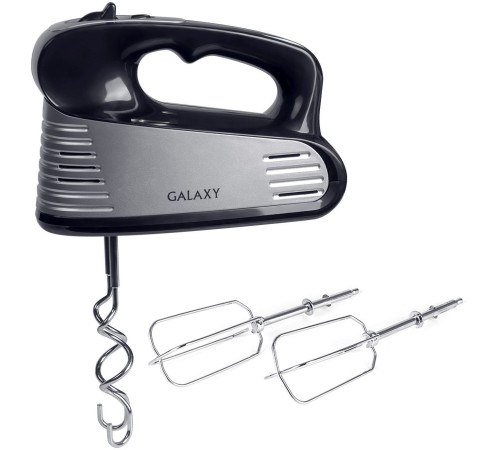 Миксер ручной Galaxy GL2208 250Вт черный/серебристый Миксер ручной Galaxy GL2208 250Вт черный/серебристый