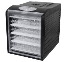 Сушка для фруктов и овощей Hyundai HYFD-1802 27под. 700Вт черный