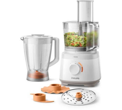 Кухонный комбайн Philips HR7320/00 700Вт белый Кухонный комбайн Philips HR7320/00 700Вт белый