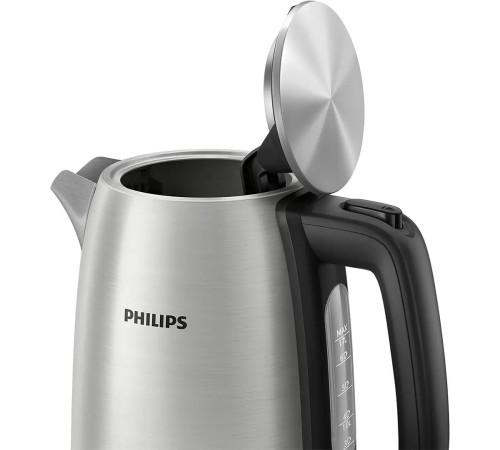 Чайник электрический Philips HD9353/90 1.7л. 2060Вт нержавеющая сталь/черный корпус: металл/пластик