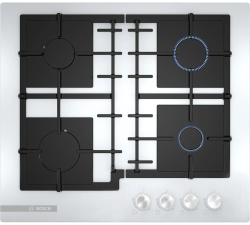 Газовая варочная поверхность Bosch Serie 4 PNP6B2O92R белый Газовая варочная поверхность Bosch Serie 4 PNP6B2O92R белый