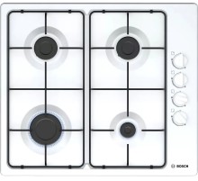 Газовая варочная поверхность Bosch PBP6C2B82O белый