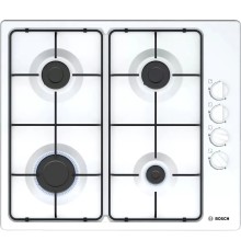 Газовая варочная поверхность Bosch PBP6C2B82O белый