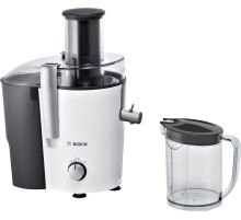 Соковыжималка центробежная Bosch VitaJuice MES25A0 700Вт рез.сок.:1250мл. белый/черный