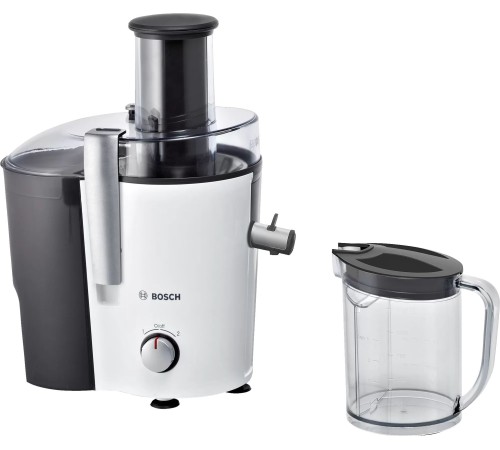 Соковыжималка центробежная Bosch VitaJuice MES25A0 700Вт рез.сок.:1250мл. белый/черный