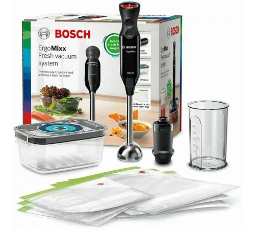 Блендер погружной Bosch ErgoMixx MS6CB61V1 1000Вт черный Блендер погружной Bosch ErgoMixx MS6CB61V1 1000Вт черный
