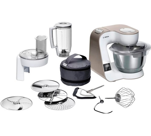 Кухонная машина Bosch Mum5 MUM5X планетар.вращ. 1000Вт белый/бежевый Кухонная машина Bosch Mum5 MUM5X планетар.вращ. 1000Вт белый/бежевый