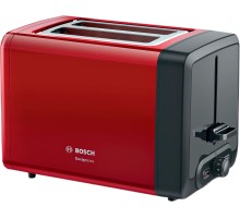Тостер Bosch TAT4P424 970Вт красный/черный