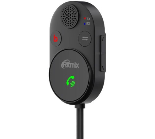 Автомобильный FM-модулятор Ritmix BTR-200 черный BT USB (80002461)
