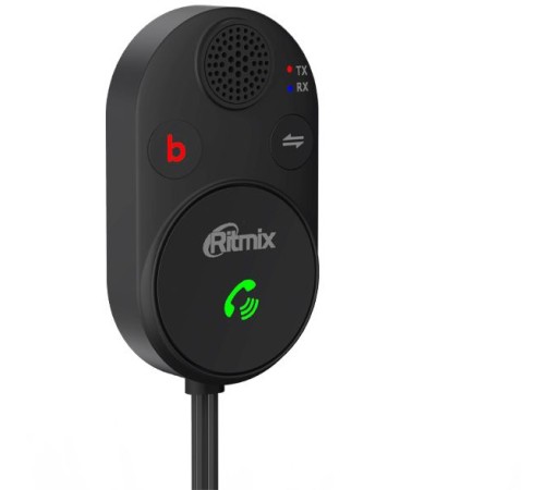 Автомобильный FM-модулятор Ritmix BTR-200 черный BT USB (80002461)