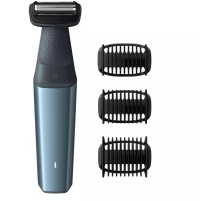Триммер Philips BG3015/15 синий/черный (насадок в компл:3шт)