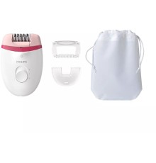 Эпилятор Philips BRE255/00 скор.:2 насад.:2 от электр.сети белый/красный