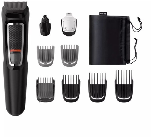 Триммер Philips MG3740/15 черный (насадок в компл:9шт) Триммер Philips MG3740/15 черный (насадок в компл:9шт)