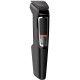 Триммер Philips MG3740/15 черный (насадок в компл:9шт)
