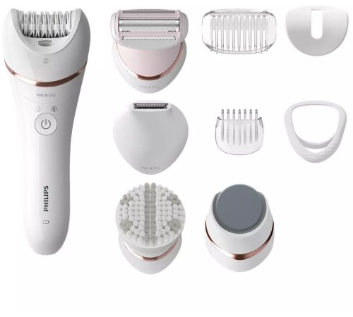 Эпилятор Philips BRE740/10 скор.:2 насад.:8 от аккум. белый Эпилятор Philips BRE740/10 скор.:2 насад.:8 от аккум. белый