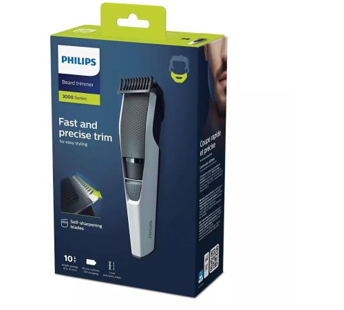 Триммер Philips BT3206/14 черный (насадок в компл:1шт)