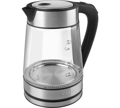 Чайник электрический Scarlett SC-EK27G55 1.7л. 2200Вт черный/серебристый корпус: стекло Чайник электрический Scarlett SC-EK27G55 1.7л. 2200Вт черный/серебристый корпус: стекло