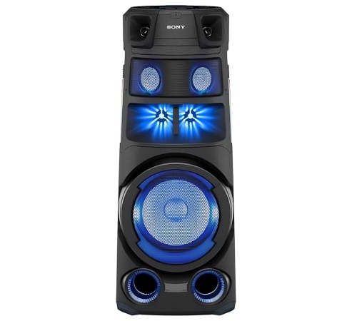 мидисистема Sony MHC-V83D черный/темно-синий 2000Вт CD CDRW DVD DVDRW FM USB BT мидисистема Sony MHC-V83D черный/темно-синий 2000Вт CD CDRW DVD DVDRW FM USB BT