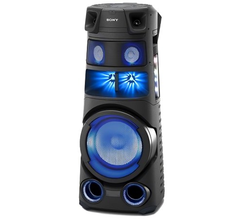 мидисистема Sony MHC-V83D черный/темно-синий 2000Вт CD CDRW DVD DVDRW FM USB BT мидисистема Sony MHC-V83D черный/темно-синий 2000Вт CD CDRW DVD DVDRW FM USB BT