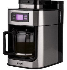 Кофеварка капельная Kitfort КТ-781 1050Вт нержавеющая сталь/черный