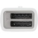 Тостер Kitfort КТ-4025 930Вт белый/стальной