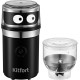 Кофемолка Kitfort КТ-799 210Вт сист.помол.:четырёхлезвийный нож вместим.:40гр черный/серебристый