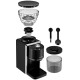 Кофемолка Kitfort КТ-787 200Вт сист.помол.:жернова вместим.:250гр черный/серебристый